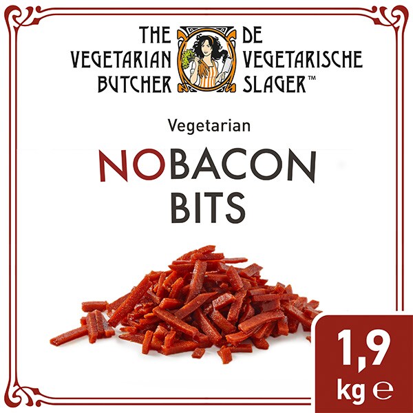 De Vegetarische Slager NoBacon Vegetarisch Geroockt Spek 1.9 kg - 